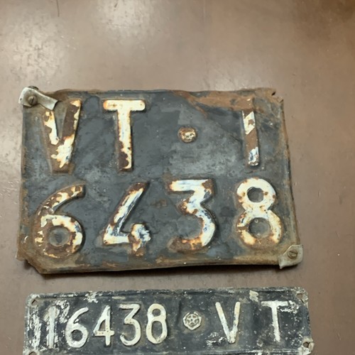 Vecchia targa auto anni - vecchia,