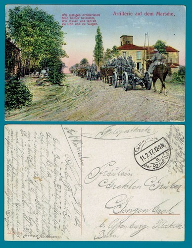 1917 cartolina feldpost - 1917,