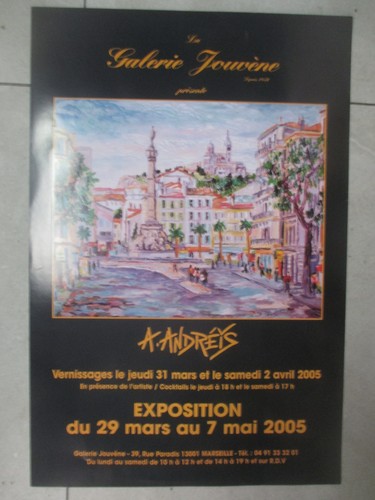 Affiche exposition armelle - d'exposition,