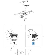 Fanale posteriore per Jeep