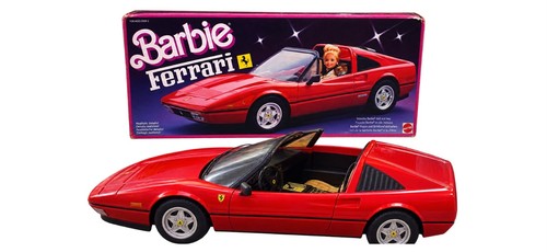 Ferrari barbie anni - barbie, 80