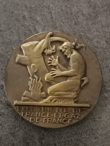 Medaille bronze edf - edf, gdf