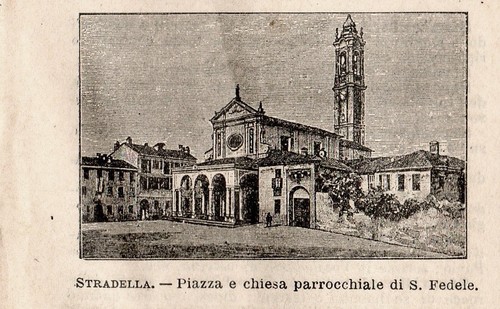 Stampa antica stradella - stampa,