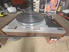 Thorens TD 125 giradischi vintage. Braccio di tono SME con uno stilo Grado nuovo.