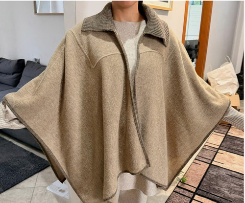 Mantella poncho donna - , lana