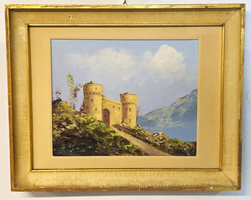Dipinto olio legno - olio, legno-
