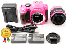 [OTTIME CONDIZIONI] PENTAX K-r 12,4 megapixel fotocamera reflex digitale corpo rosa con obiettivo 18-55 mm dal GIAPPONE