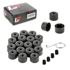 20x Tappi a vite ruota Bulloni Set Di Viti Bloccaggio 17 mm nero per FIAT