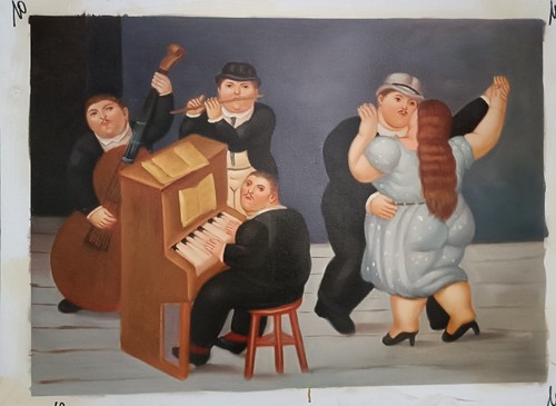 Dipinto moderno botero - dipinto,