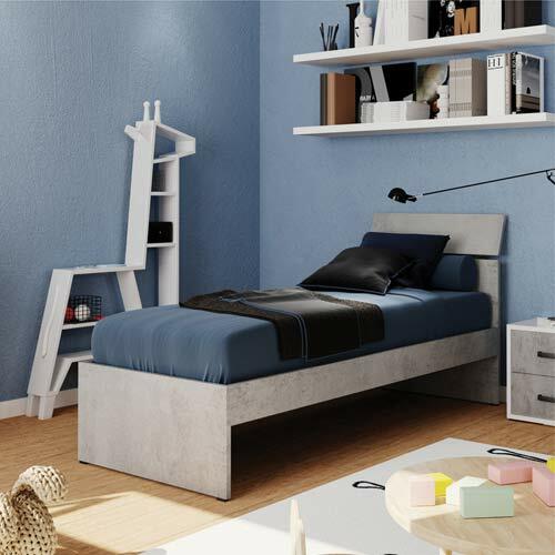 Letto legno singolo una - in,