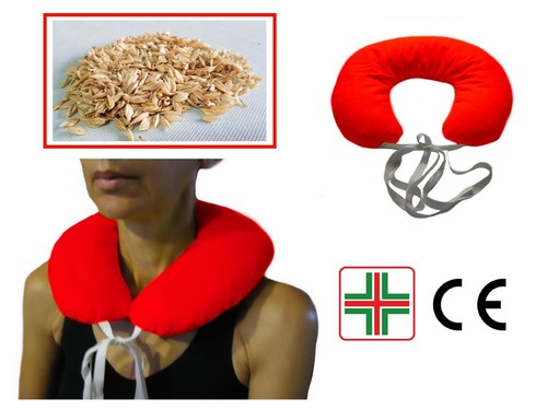 Cuscino riscaldabile con - riscaldabile, pula