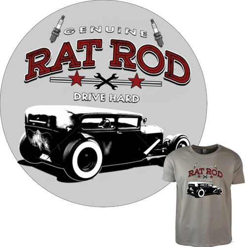 Oldtimer shirt hot - oldtimer, rod