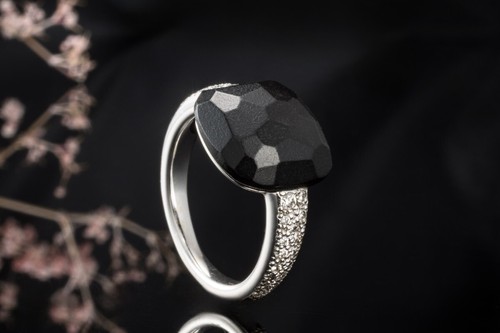 Anello pomellato capri gagat - capri,