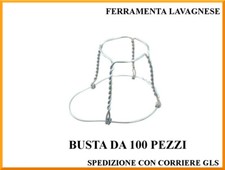 Gabbia per tappo spumante altezza 32 mm filo unico per tappi sughero o plastica