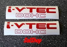 Honda i V-TEC DOHC Decalcomanie/Adesivi x 2