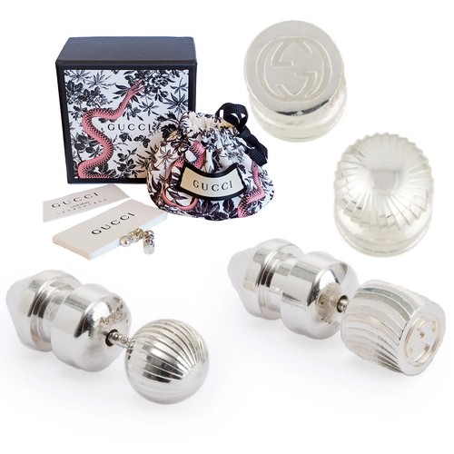 Gucci orecchini argento - orecchini,
