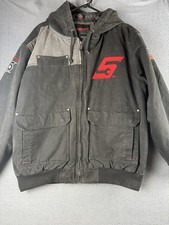 Giacca tela con cappuccio