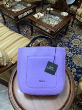 Borsa Gian Marco Venturi Lilla in Lana Cotta (Nuova con Etichetta)