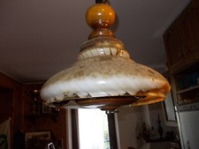 1950s Glass Chandelier--