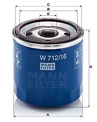Mann filter filtro olio w - mann-filter,