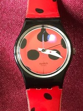Orologio SWATCH Lady MARIQUITA (LB148)-Coccinella-RossoPiccolo-per Bambini-L@@K!