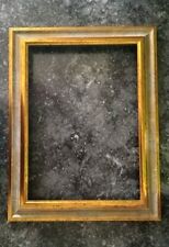 Cornice di legno 50x70 lavorazione foglia oro gola argento antico