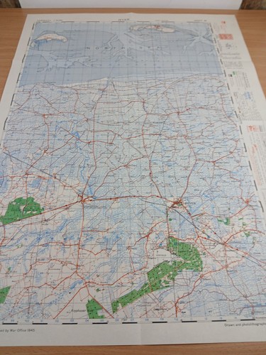 Original ww2 british army - british, map