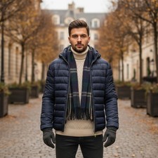 Piumino Uomo Con Cappuccio