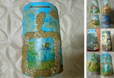 gr1- TEGOLA / COPPO SARDA a DECOUPAGE cm 26 x h 40, e altre