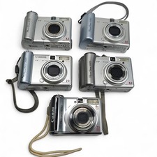 Lotto lavoro 5 fotocamere digitali Canon PowerShot A75, A60, A85, A560, A60