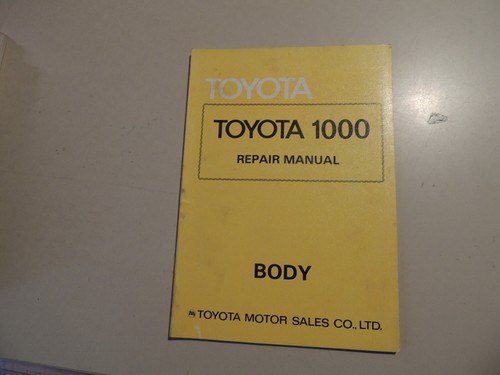 1976 toyota 1000 - 06.1976, manuale