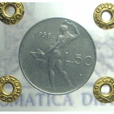 Repubblica lire 1958 r - 50,