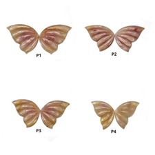 Coppia di FARFALLE intagliate