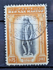 San Marino 1935 Melchiorre Delfico Lire 1,75 timbrato USED (C.SI)