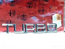 ALFA ROMEO 164 BENZINA TD 75 SCRITTTA POSTERIORE TURBO 60511842