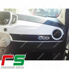 fiat 500 565 595 abarth ADESIVI fascia cruscotto sticker decal tuning carbon
