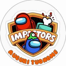 Cialda AMONG US con NOME