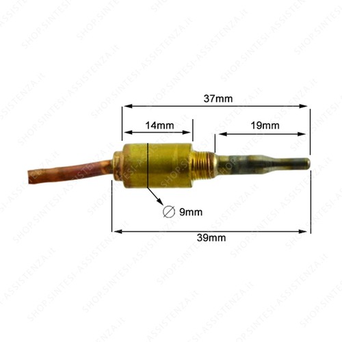 Termocoppia fuoco bruciatore