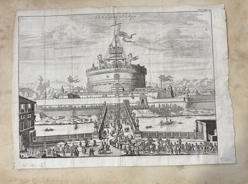 Stampa antica castel - stampa,