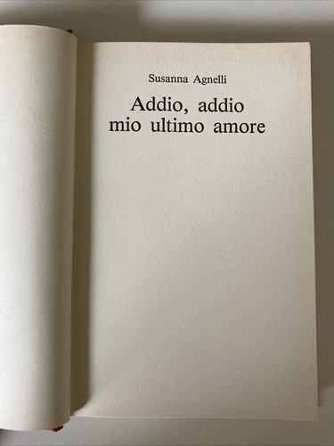 Addio mio ultimo amore - mio,