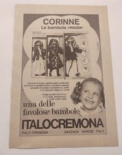 Inserto 1972 Corinne la bambola moda lunghi capelli lavabili Italo Cremona