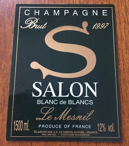 Une étiquette champagne - étiquette,