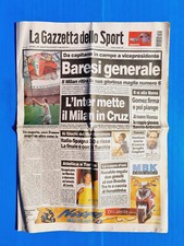 GAZZETTA DELLO SPORT 24 GIUGNO 1997 FRANCO BARESI RITIRO MAGLIA NUMERO 6 MILAN