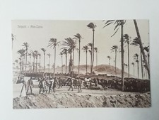 CARTOLINA TRIPOLI "AIN-ZARA" AFRICA MILITARE GUERRA ASCARI COLONIALE ESERCITO