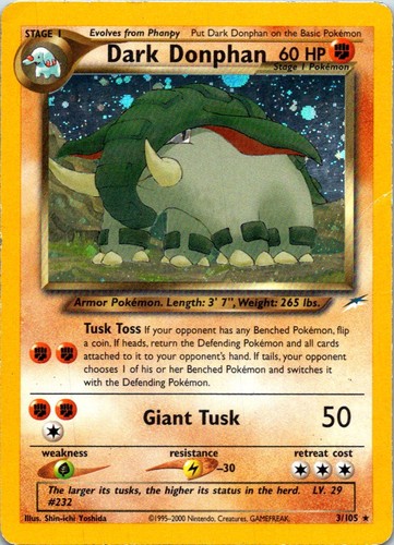 Dark donphan unlimited holo - unlimited,