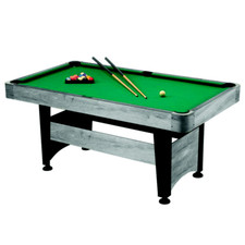 Garlando Tavolo da biliardo Chicago 4 Rovere grigio Con Piano Di Gioco In Mdf Gr