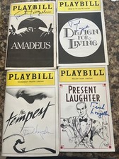 Lotto Playbill Vintage tutte firmate Frank Langella 