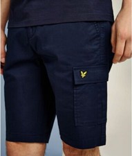 Pantaloncini da uomo Lyle e scott cargo blu navy W_30