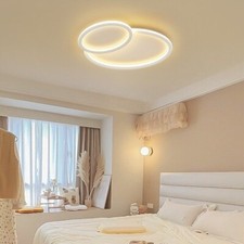 Plafoniera lampada soffitto moderna a led 45w cambia 3 tonalità luce