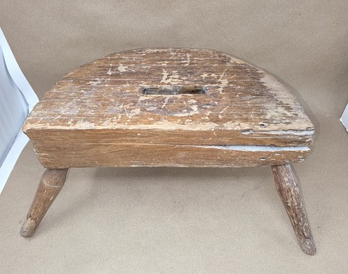 Sgabello mungitura legno - da,